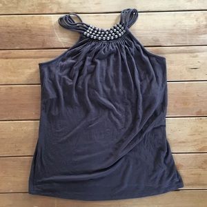 Michael Kors Beaded Strappy Tank